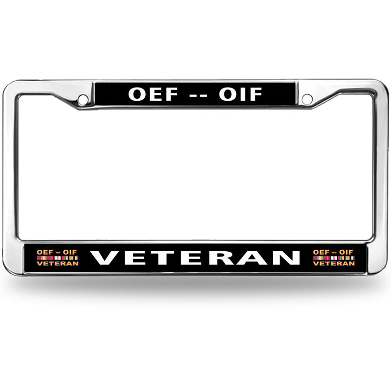 Veteran Army Pride License Plate Frame for Birthday Gift US Veteran Spirit License Plate Frame Religious US Army Veteran Durable License Plate Frame with Mounting Hardware Kit